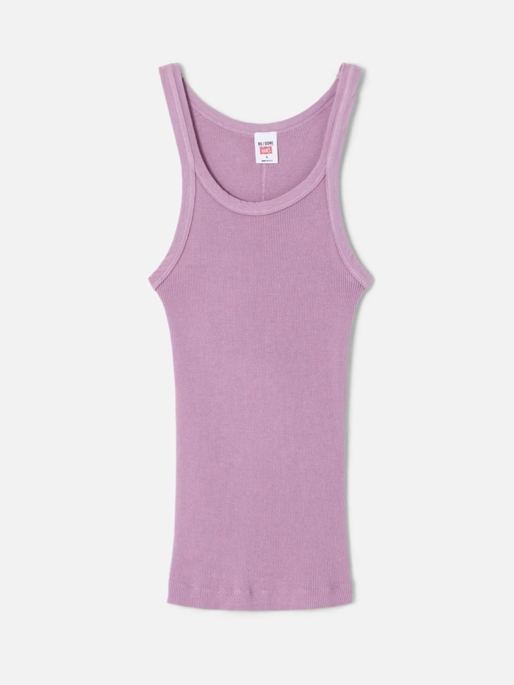 Re/Done X Hanes Colorful Ribbed Tank size X-Small